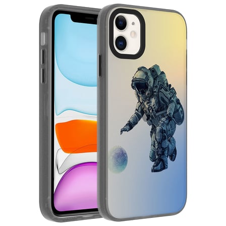 iPhone 11 Kılıf Vibe Desenli Kamera Yükseltili Mat Parmak İzi Tutmayan Silikon SVTEK