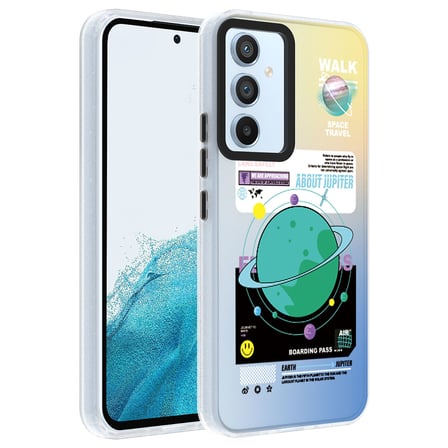 Galaxy A14 Kılıf Vibe Desenli Kamera Yükseltili Mat Parmak İzi Tutmayan Silikon SystemCom