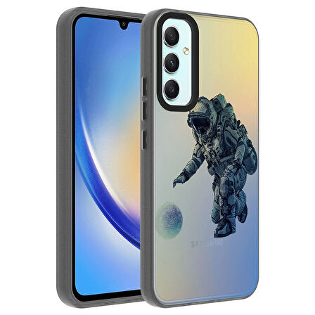 Galaxy A34 Kılıf Desenli Zore Dragon Sert Kapak