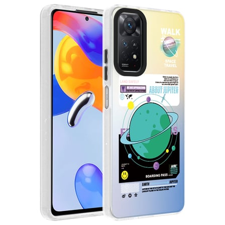 Xiaomi Redmi Note 11 Pro 5G Kılıf Vibe Desenli Kamera Yükseltili Mat Parmak İzi Tutmayan Silikon Pazarplus