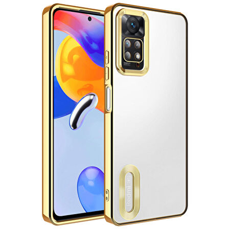 Xiaomi Redmi Note 12 Pro 4G Kılıf Kamera Korumalı Logo Gösteren Omega Kılıf