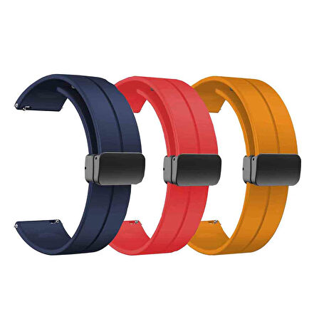 Gear S3 KRD-84 22mm Uyumlu Zore Kordon-Lila