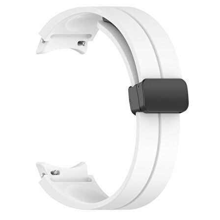 Galaxy Watch 4 40mm Uyumlu KRD-84 Uyumlu Zore Kordon-Beyaz