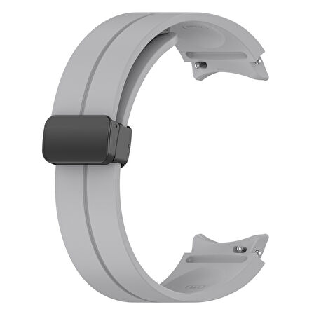 Galaxy Watch 4 44mm Uyumlu KRD-84 Uyumlu Zore Kordon-Gri