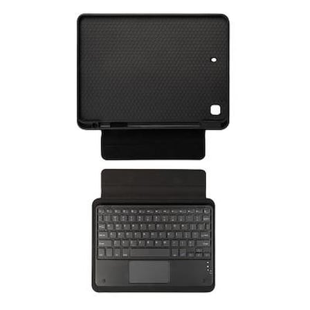 Lexroo iPad 10.2 2021 (9.Nesil) Border Keyboard Bluetooh Bağlantılı Standlı Klavyeli Tablet Kılı - Siyah