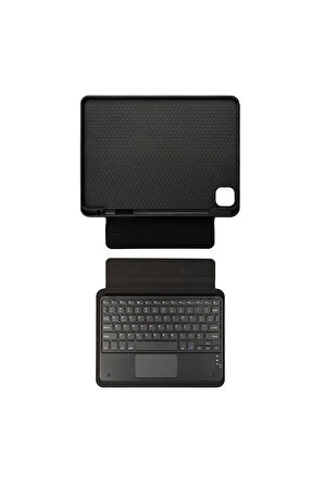 İpad Pro 3. Nesil 11 Inç Border Keyboard Bluetooh Bağlantılı Standlı Klavyeli Tablet Kılı