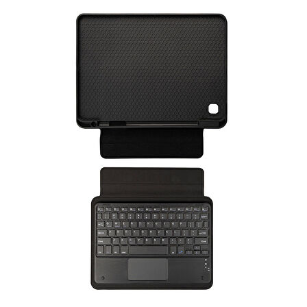 Galaxy Tab A7 Lite T225  Uyumlu ​İNC Border Keyboard Bluetooh Bağlantılı Standlı Klavyeli Tablet Kılıf