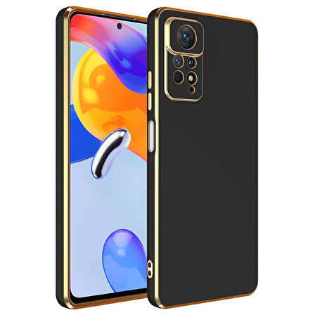Xiaomi Redmi Note 12 Pro 4G Kılıf Zore Bark Kapak-Siyah