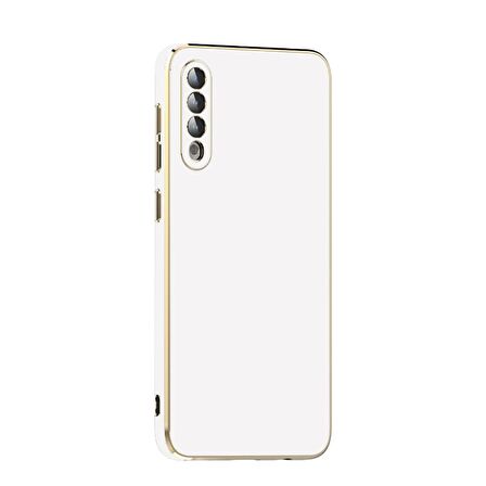 Galaxy A50 Uyumlu Zore Bark Kapak-Beyaz