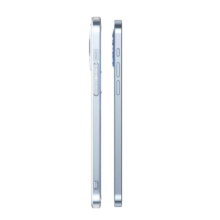 iPhone 15 Plus Uyumlu Zore Magsafe Şarj Özellikli Şeffaf Tek Kamera Çerçeveli Porto Kılıf-Renk