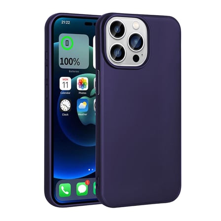 iPhone 15 Pro Max Uyumlu NRTK Premier Silikon Kılıf-Lacivert