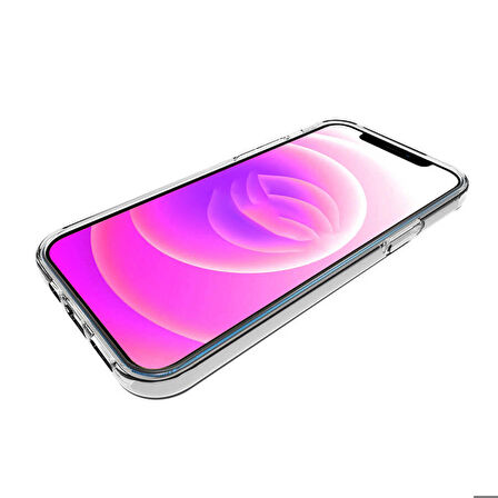 iPhone 15 Uyumlu Zore Süper Silikon Kapak-Renksiz
