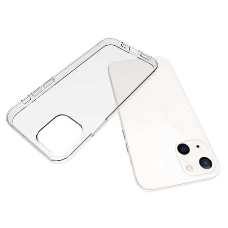 iPhone 15 Kılıf Kamera Korumalı Şeffaf Kalın Üstün Koruma Silikon Novatech