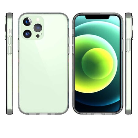 iPhone 15 Pro Kılıf Kamera Korumalı Şeffaf Kalın Üstün Koruma Silikon Novatech