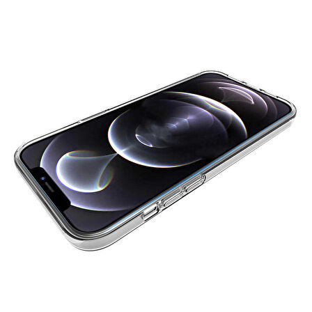 iPhone 15 Pro Max Uyumlu Zore Süper Silikon Kılıf-Renksiz