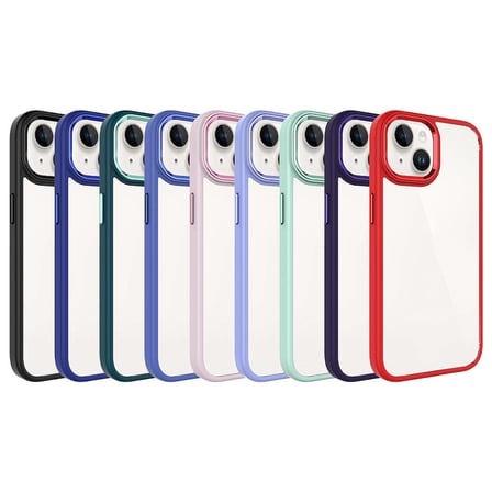 iPhone 15 Uyumlu NVTH Krom Kılıf-Lila