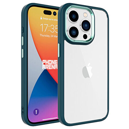 iPhone 15 Pro Kılıf Krom Kapak Kılıf