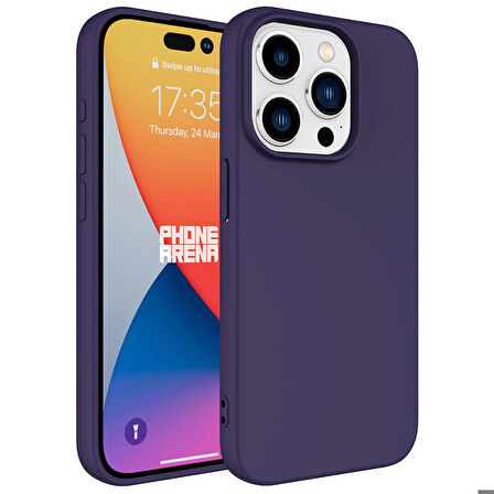 iPhone 15 Pro Max Uyumlu Zore LSR Lansman Kapak-Derin Mor