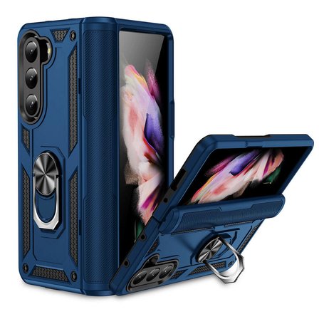 Galaxy Z Fold 5 Uyumlu Zore Vega Kılıf-Mavi