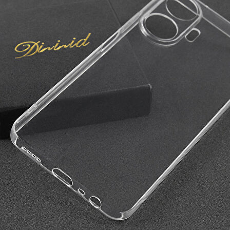 Realme C55 Kılıf Zore Süper Silikon Kapak-Renksiz