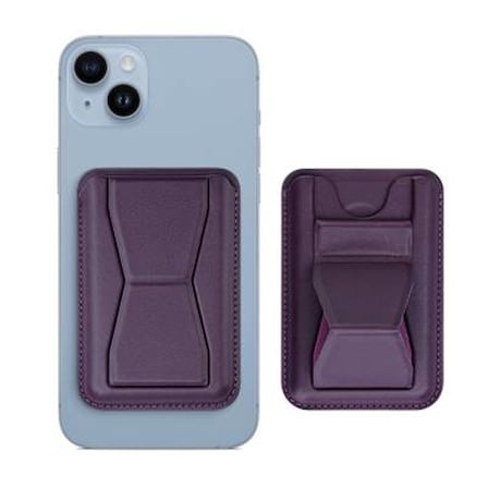 Lexroo CRD- Magnetic Standlı Kartlık - Derin Mor
