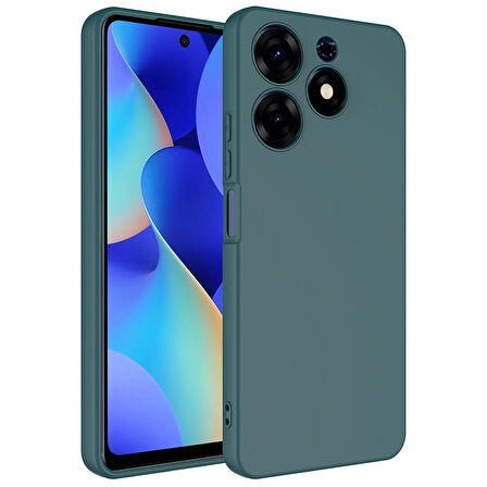 Tecno Spark 10 Pro Kılıf Zore Mara Lansman Kapak-Koyu Yeşil