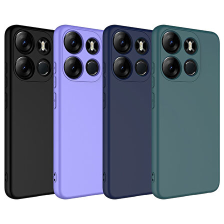 Tecno Spark Go 2023 Kılıf Zore Mara Lansman Kapak-Siyah