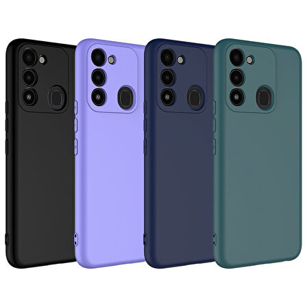 Tecno Spark 8C Kılıf Zore Mara Lansman Kapak-Koyu Yeşil