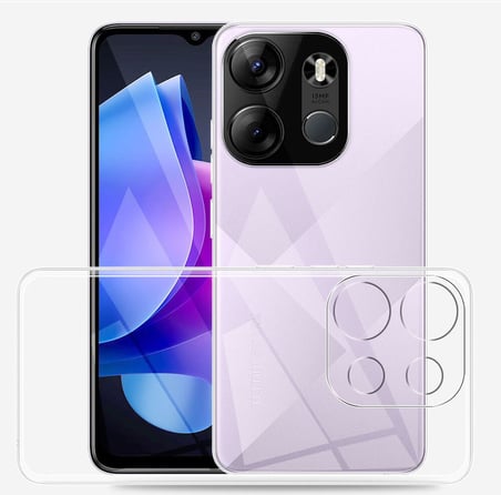 Tecno Spark Go 2023 Kılıf Kamera Korumalı Şeffaf Kalın Üstün Koruma Silikon Novatech