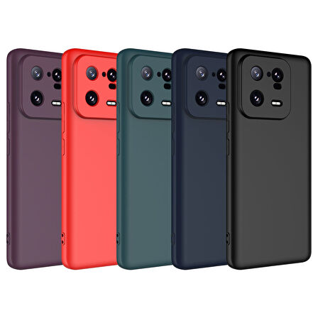 Xiaomi Mi 13 Pro Kılıf Zore Mara Lansman Kapak-Koyu Mor