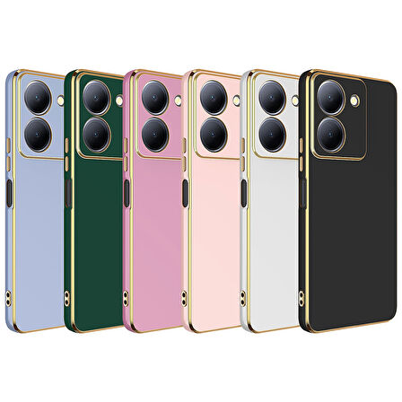 Vivo Y36 4G Kılıf Zore Bark Kapak-Koyu Yeşil