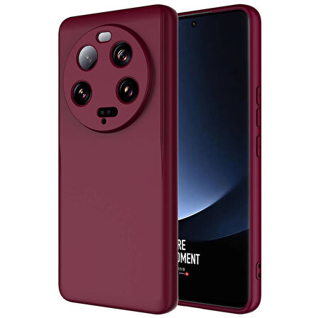 Xiaomi Mi 13 Ultra Kılıf Zore Mara Lansman Kapak-Koyu Mor