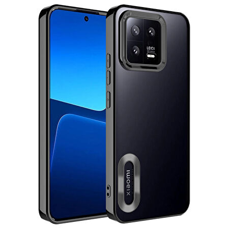 Xiaomi Mi 13 Kılıf Kamera Korumalı Logo Gösteren Omega Kılıf