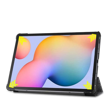 Lenovo Tab P11 Pro 11.2" 2.Nesil  Uyumlu ​OMSY Smart Cover Standlı 1-1 Kılıf-Mavi