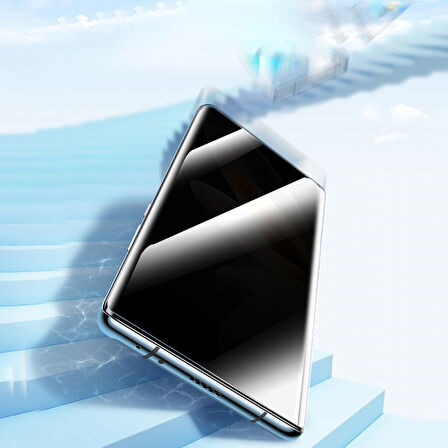 Galaxy S22 Ultra Uyumlu Zore Kolay Uygulama Aparatlı Privacy Easy Body Hayalet Ekran Koruyucu