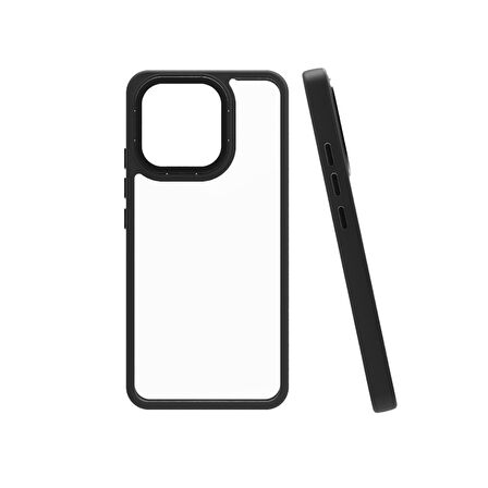 Xiaomi Mi 13 Kılıf Kamera Çıkıntılı Arkası Şeffaf Köşeleri Parlak Renkli Işlemeli Flora Kapak