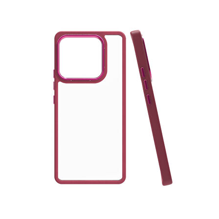 Xiaomi Mi 13 Pro Kılıf Zore Flora Kapak-Kırmızı