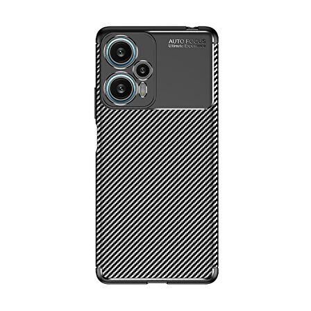Xiaomi Poco F5 Kılıf Zore Negro Silikon Kapak-Siyah