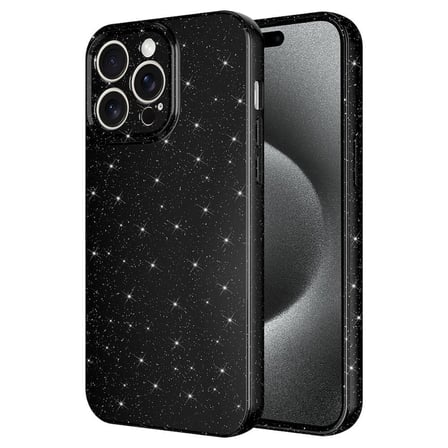 iPhone 15 Pro Max Kılıf Kamera Korumalı Simli Silikon Üstün Koruma Novatech