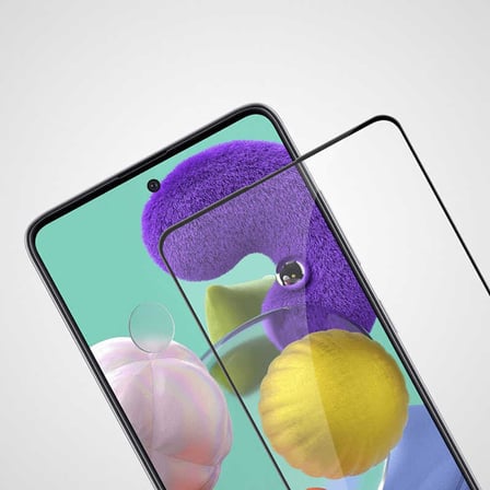 Redmi 12C MKST Kenarları Kırılmaya Dayanıklı Cam Ekran Koruyucu - Siyah