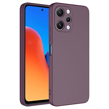 Xiaomi Redmi 12 Kılıf Zore Mara Lansman Kapak-Koyu Mor