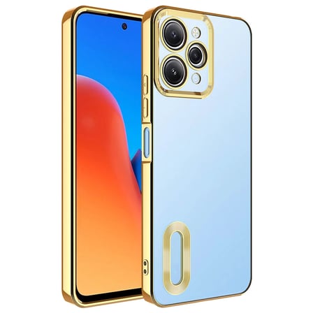 Xiaomi Redmi 12 Kılıf Kamera Lens Korumalı Logo Gösteren İnce Hafif Novatech