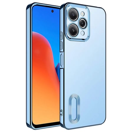 Xiaomi Redmi 12 Kılıf Kamera Lens Korumalı Logo Gösteren İnce Hafif MNC