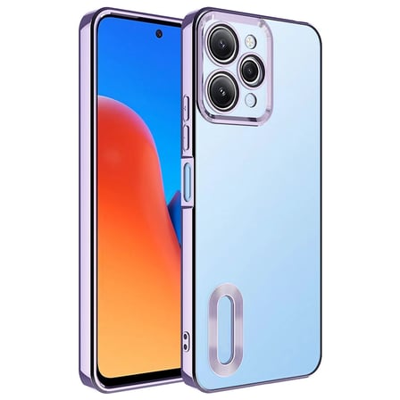 Xiaomi Redmi 12 Kılıf Kamera Lens Korumalı Logo Gösteren İnce Hafif MNC