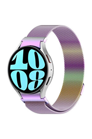 Galaxy Watch 6 40mm Uyumlu Krd-01 Metal Kordon Pembe