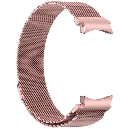 Galaxy Watch 6 Classic 43mm Uyumlu KRD-01 Metal Zore Kordon-Pembe
