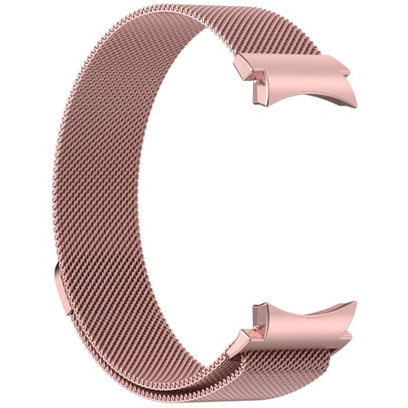 Galaxy Watch 6 40mm Uyumlu KRD-01 Metal MKST Kordon-Pembe