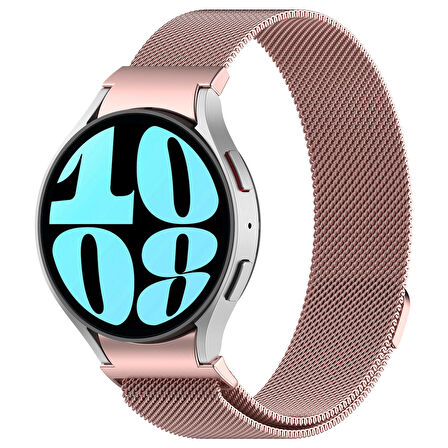 Galaxy Watch 6 Classic 47mm Uyumlu KRD-01 Metal Zore Kordon-Siyah