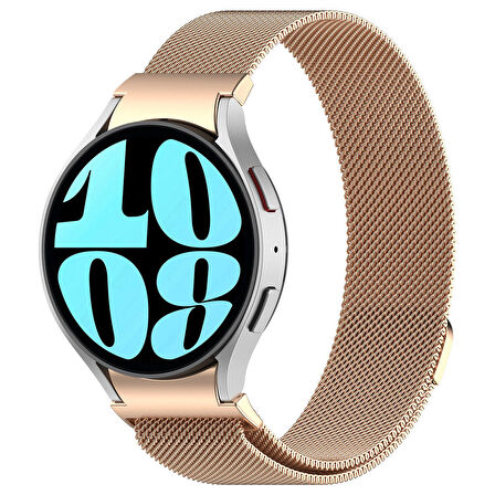 Galaxy Watch 6 Classic 47mm Uyumlu KRD-01 Metal Zore Kordon-Siyah