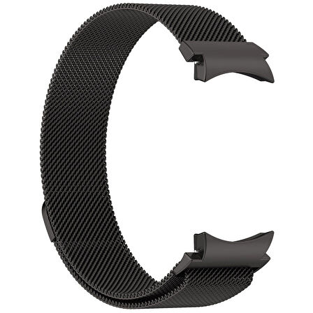 Galaxy Watch 6 Classic 47mm Uyumlu KRD-01 Metal Zore Kordon-Siyah